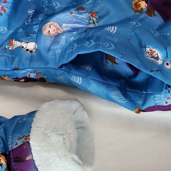 Frozen girls snow winter ski jacket sz 5-6 - Picture 5 of 11